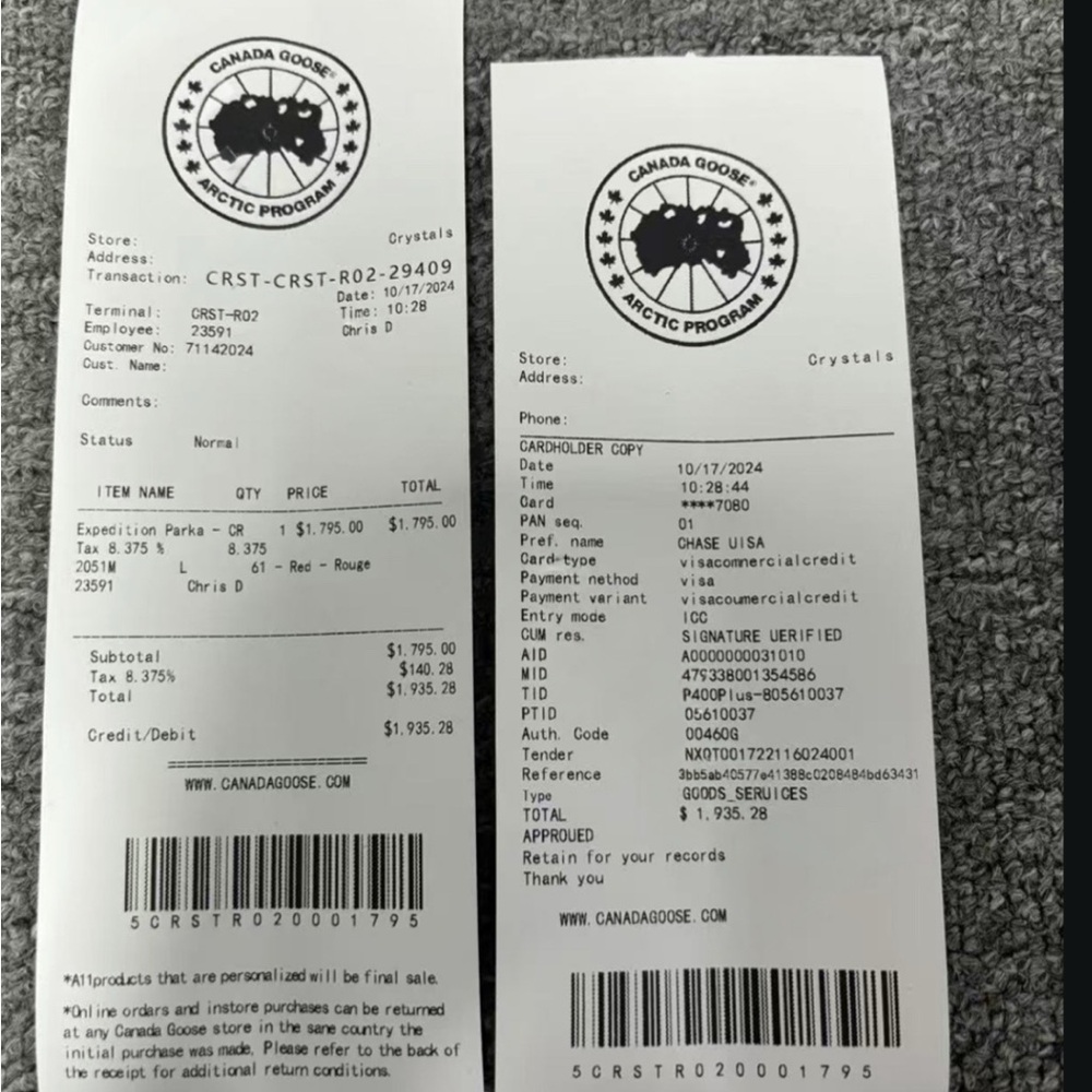 Canada Goose Red Performance Jacket - image 3